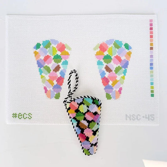 Elizabeth Crane Swartz Lulu Scissor Case Needlepoint Canvas