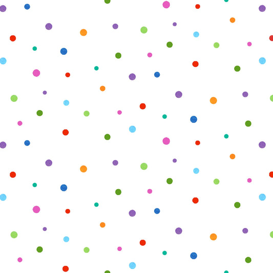 Elizabeth's Studio Dot Multi Cotton Fabric