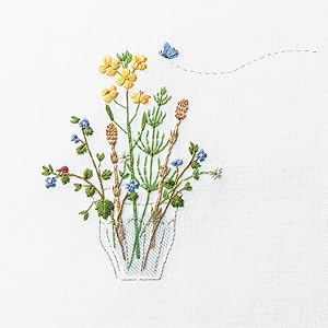 Embroidered Wild Flowers: Patterns Inspired by Field and Forest