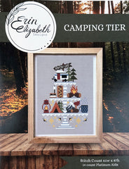 Erin Elizabeth Designs Camping Tier Cross Stitch Pattern