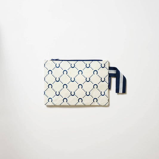 Project Ten Mini Zip Project Bag – Navy Horseshoe