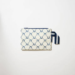 Project Ten Mini Zip Project Bag – Navy Horseshoe