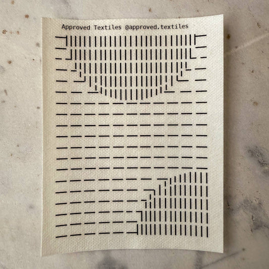 Approved Textiles Bauhaus Mending and Embroidery Transfers