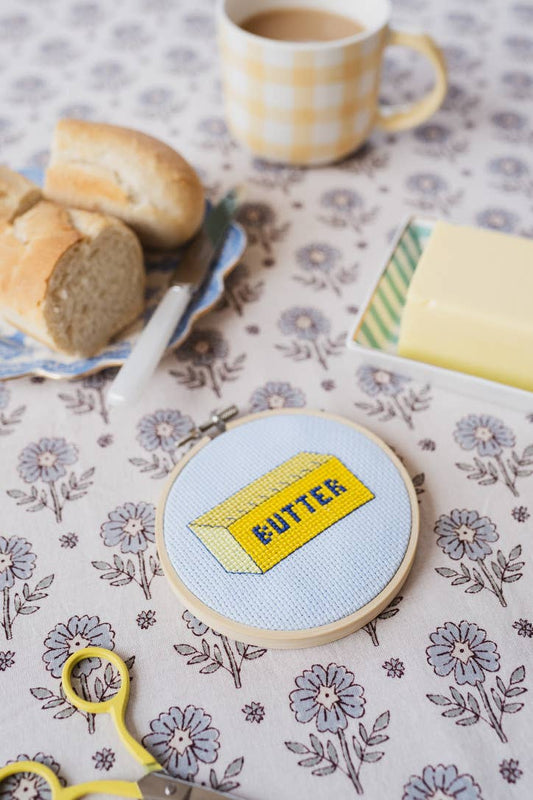 Cotton Clara Butter Cross Stitch Kit
