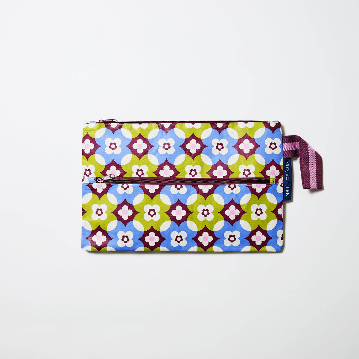 Project Ten Double Zip Project Bag – Mosaic