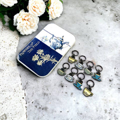 Firefly Notes Tea Time Notion Magnetic Tin Needle Case