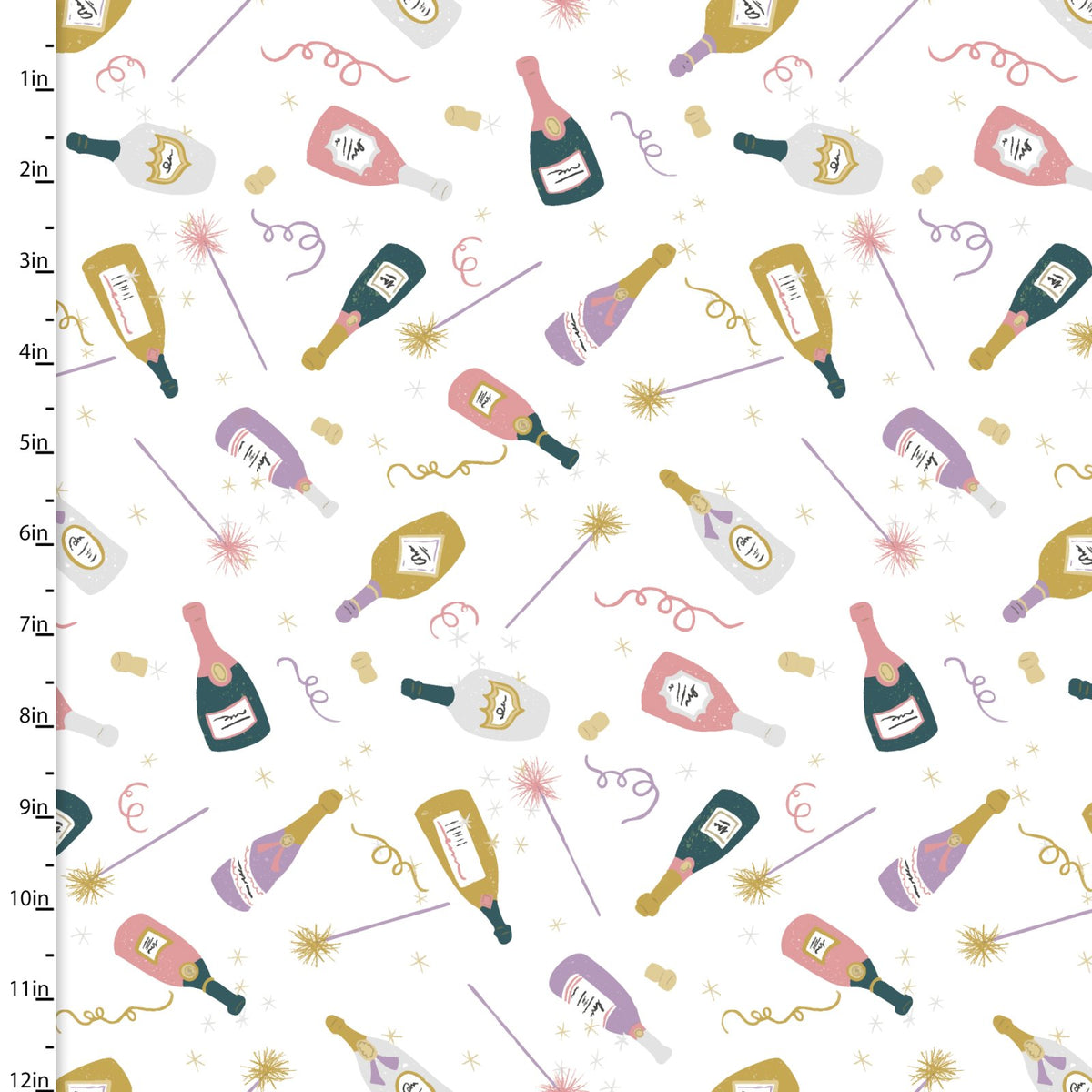 Fabric Editions Let's Celebrate - Pop the Bubbly