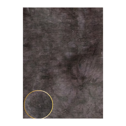 Fiberlicious 28 ct Hand Dyed Linen Cross Stitch Fabric - Moonlit Ashes Dusted