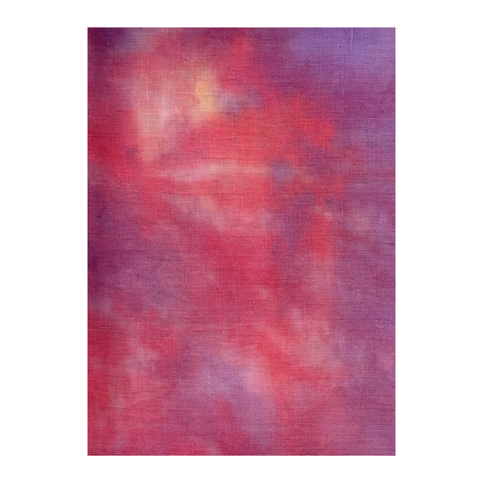 Fiberlicious 40 ct Hand Dyed Linen Cross Stitch Fabric - Embercloud