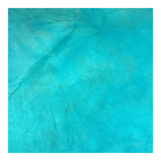 Fiberlicious 14 ct Hand Dyed Aida Cross Stitch Fabric - Mermaid Mules