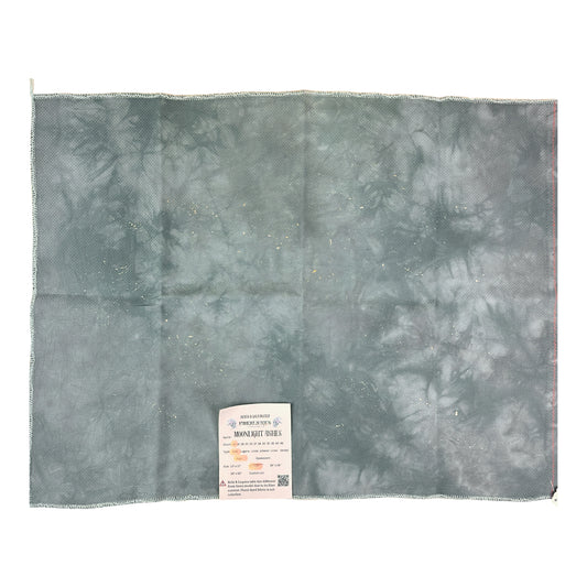 14 ct Fiberlicious Hand Dyed Aida Cross Stitch Fabric - Moonlit Ashes Dusted
