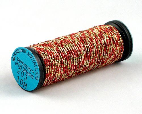 Kreinik Braid #12 - 203 Flame