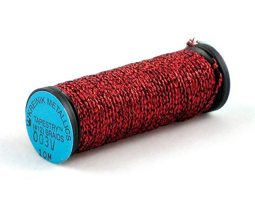 Kreinik Braid #12 - 003V Vintage Red