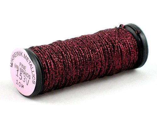 Kreinik Fine Braid #8 - 153V Vintage Burgundy