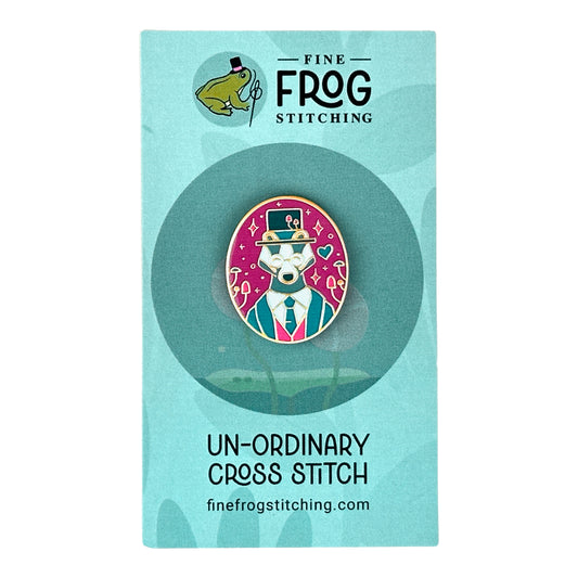 Fine Frog Stitching Badger Gentleman Needle Minder