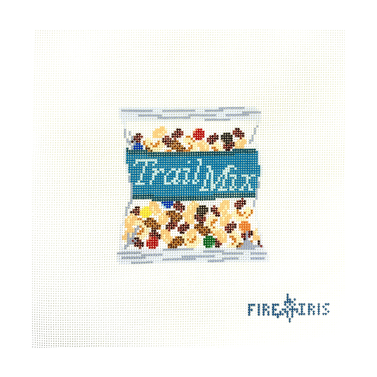 Fire and Iris Bag of Trail Mix Needlepoint Canvas