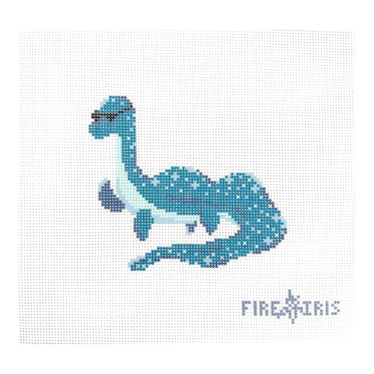 Fire and Iris Loch Ness Needepoint Canvas -13M