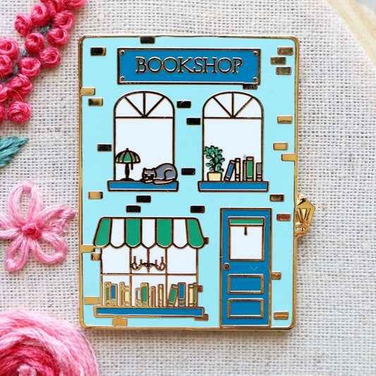 Flamingo Toes Bookshop Needle Minder