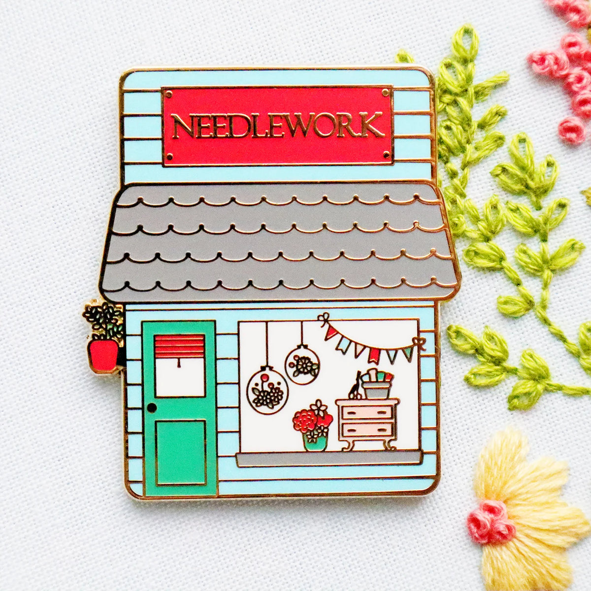 Flamingo Toes Needlework Shop Needle Minder