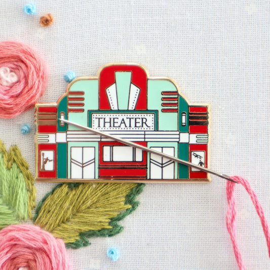 Flamingo Toes Theater Needle Minder