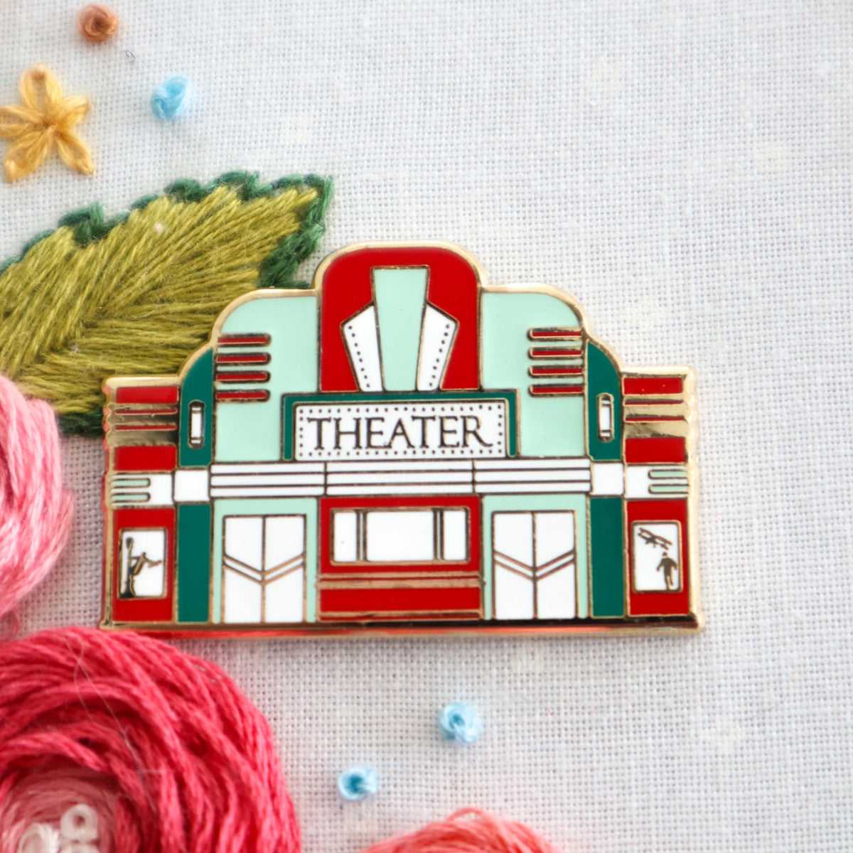 Flamingo Toes Theater Needle Minder