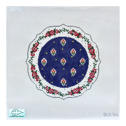 Cooper Oaks Design Linda Ragno French Country Plate Needlepoint Canvas