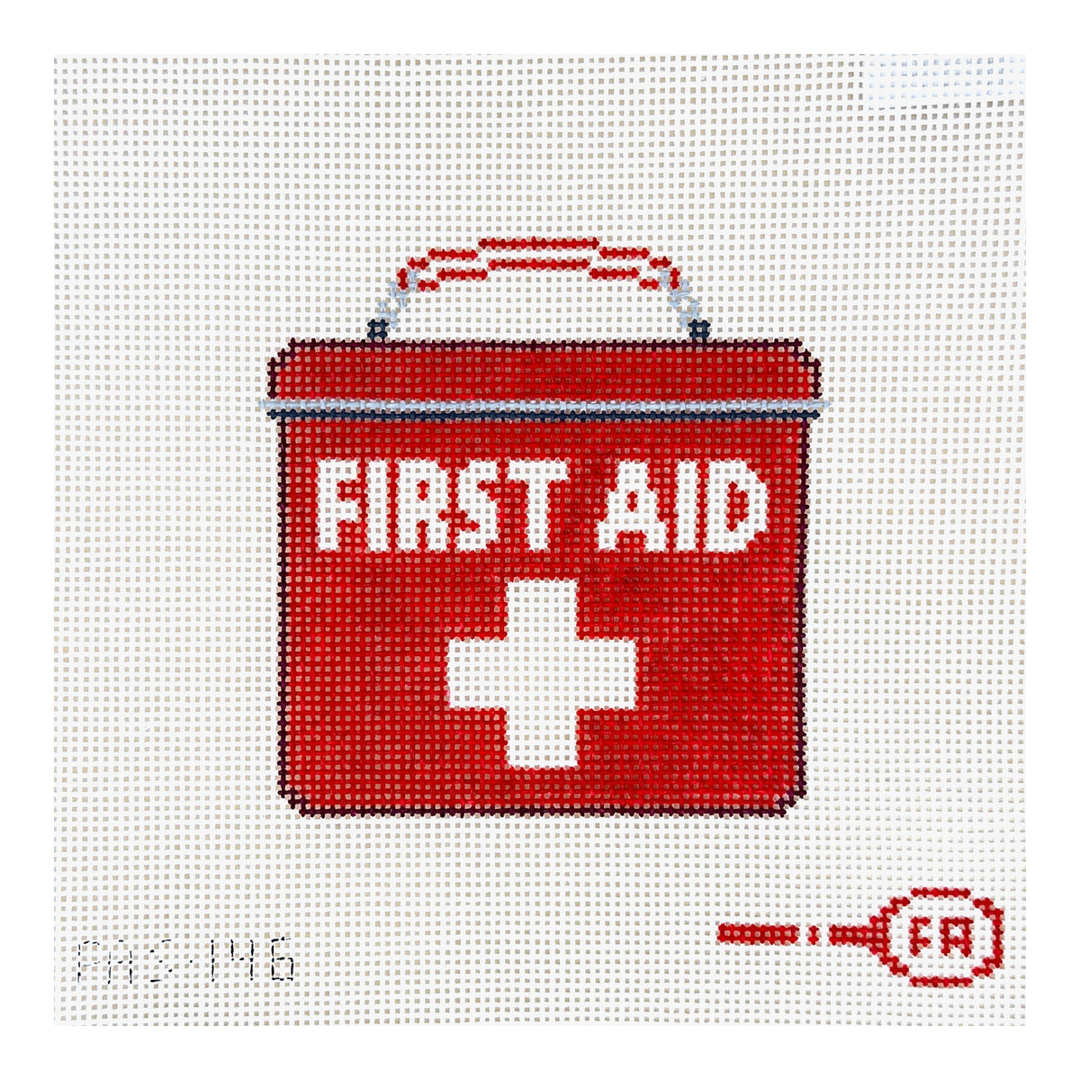 Frances Abel Studio First Aid Case Needlepoint Canvas