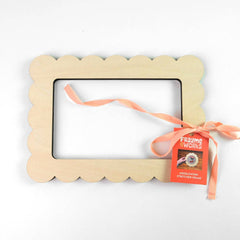 Fraymeworks Scallop Rectangle Needlepoint Stretcher Frame - 5 x 8 inches