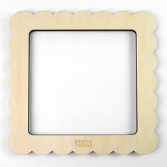 Fraymeworks Scallop Square Needlepoint Stretcher Frame - 8 x 8 inches