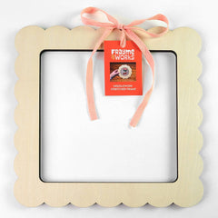 Fraymeworks Scallop Square Needlepoint Stretcher Frame - 8 x 8 inches
