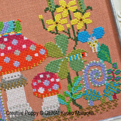 Creative Poppy Gera! by Kyoko Maruoka Alice Meets the Caterpillar Cross Stitch Pattern