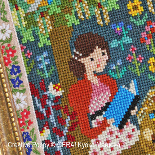 Creative Poppy Gera! by Kyoko Maruoka Pride & Prejudice Cross Stitch Pattern