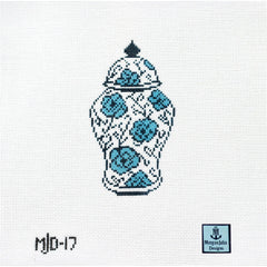 Morgan Julia Designs Ginger Jar Needlepoint Canvas