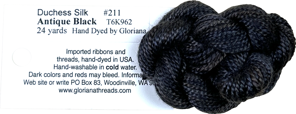 Gloriana Duchess Silk - 211 Antique Black