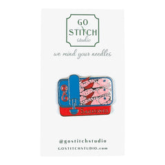 Go Stitch Studio Blue Sardines Needle Minder