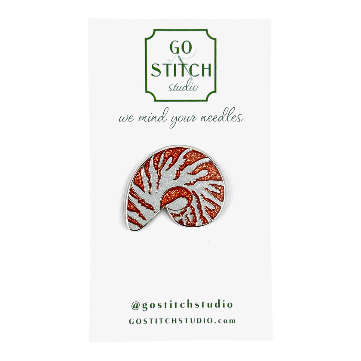 Go Stitch Studio Nautilus Shell Needle Minder