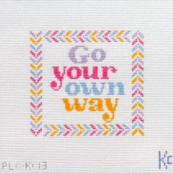 Penny Linn Kyra Cotter Go Your Own Way Needlepoint Canvas