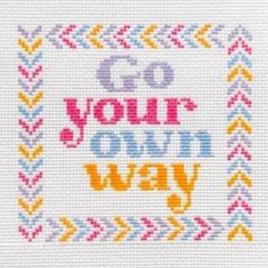 Penny Linn Kyra Cotter Go Your Own Way Needlepoint Canvas