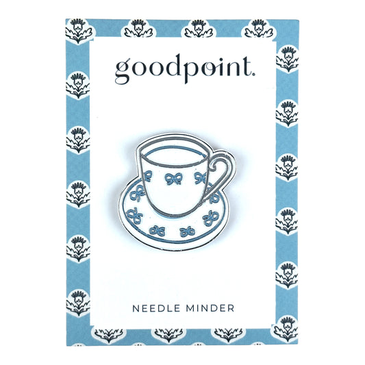 Goodpoint Needlepoint Bow Teacup Needle Minder