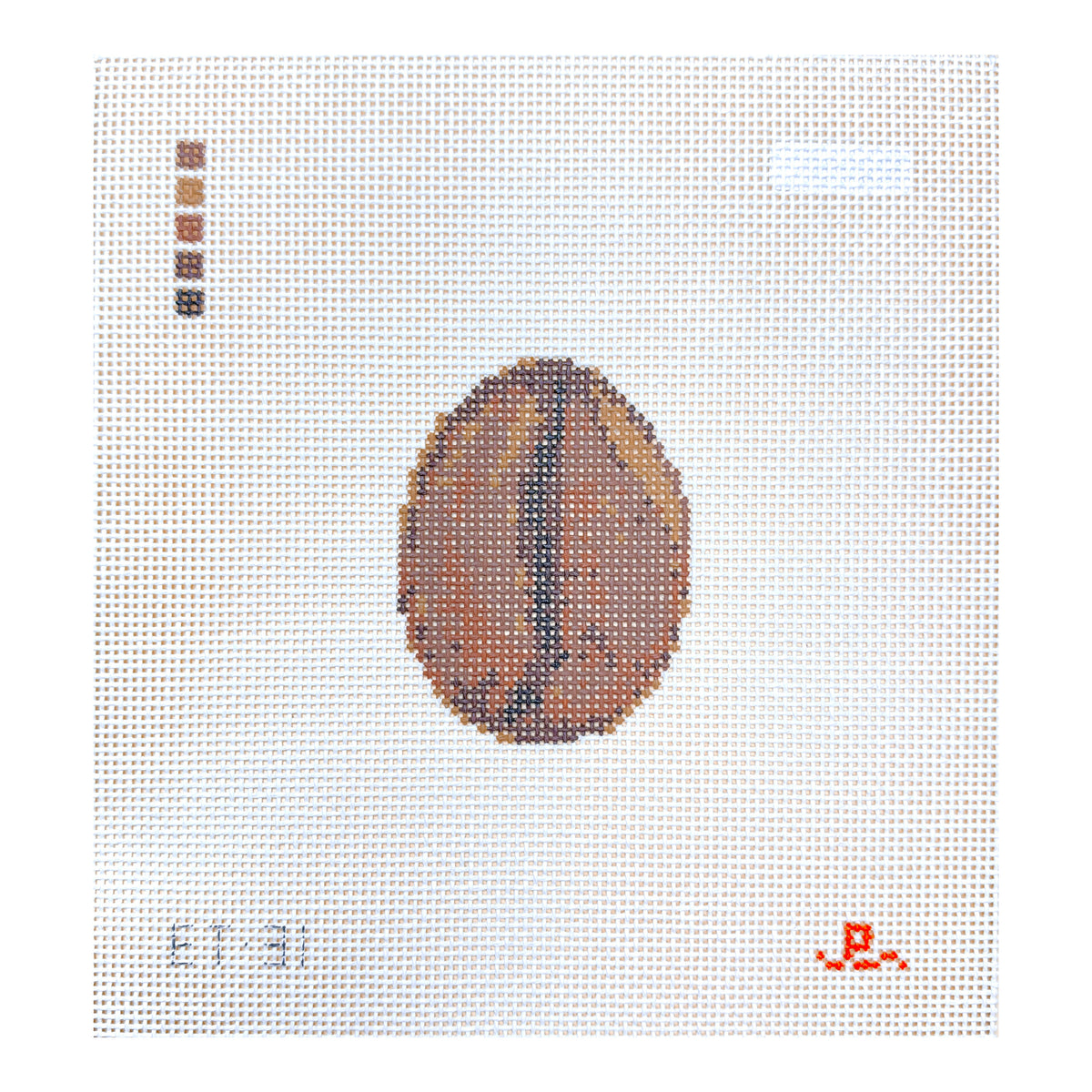Goodpoint Needlepoint Elizabeth Taylor Coffee Bean Needlepoint Canvas