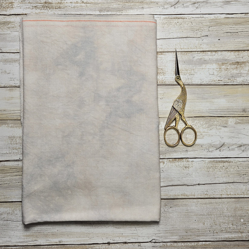 Finishing: 28 ct Linen Cross Stitch Fabric by Lapin Loops - Graveyard Mist