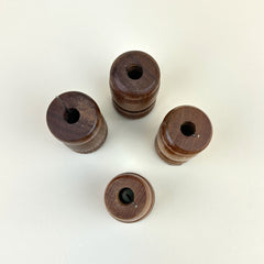 Hand Turned Wooden Magnetic Needle Holders