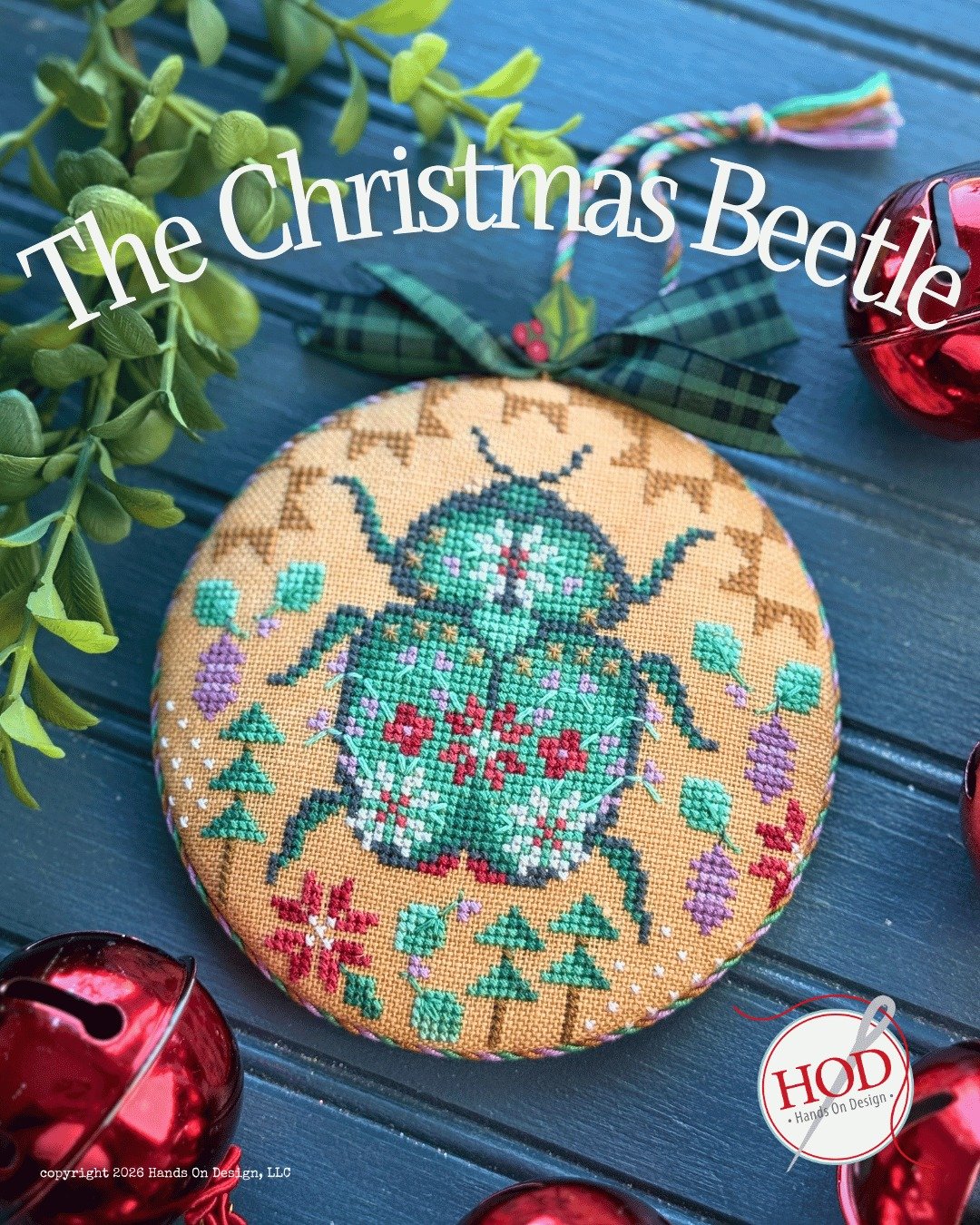 Hands On Design The Christmas Beetle Cross Stitch Pattern