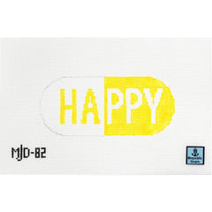 Morgan Julia Happy Pill Needlepoint Canvas