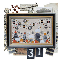Hello From Liz Mathews Ghoosts in the Graveyard Cross Stitch Pattern