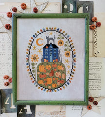 Hello From Liz Mathews House on Pumpkin Hill Cross Stitch Pattern
