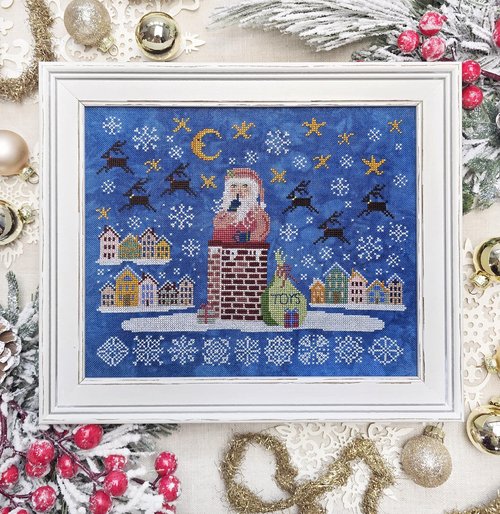 Hello From Liz Mathews View from Above Cross Stitch Pattern