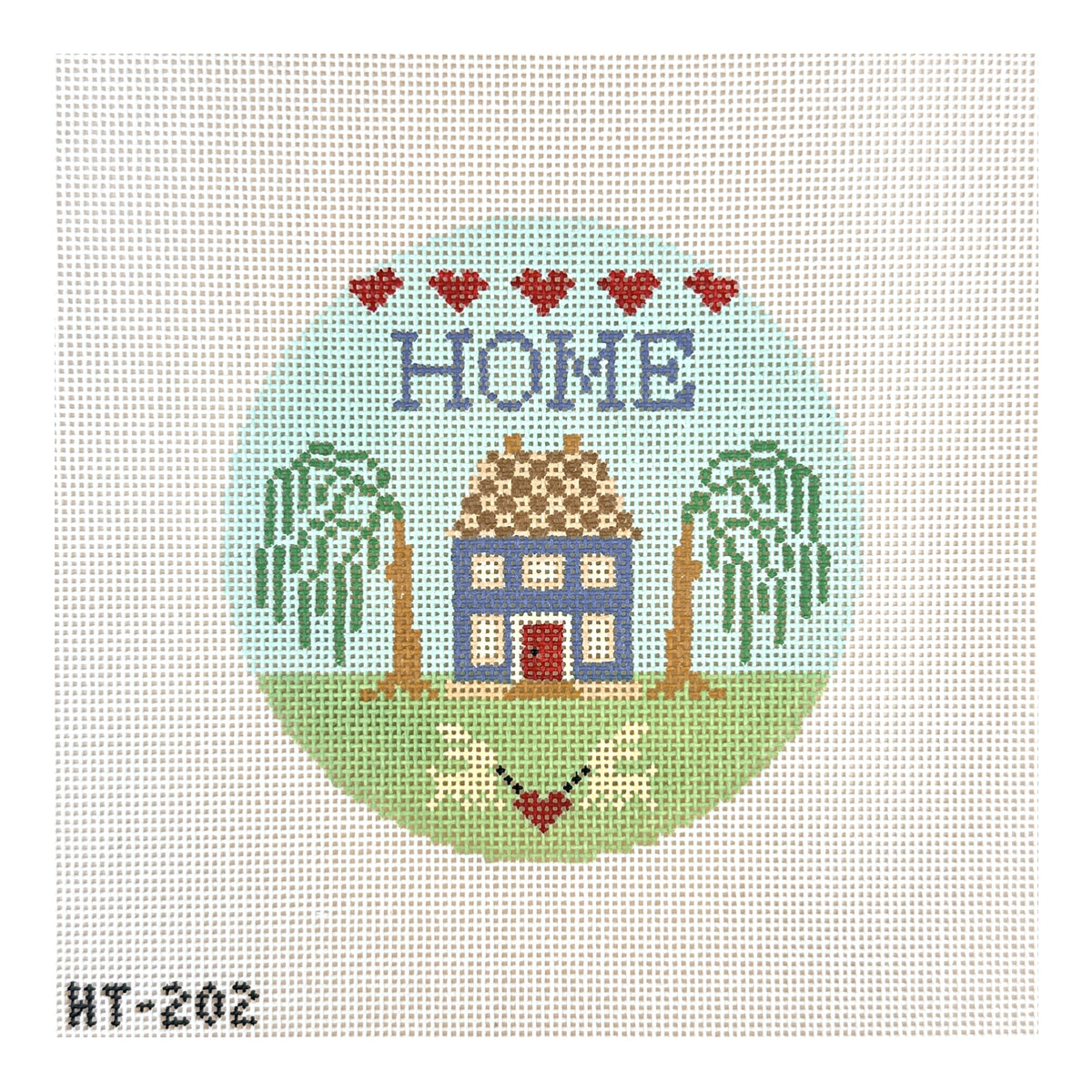 Hello Tess Home Love Needlepoint Canvas