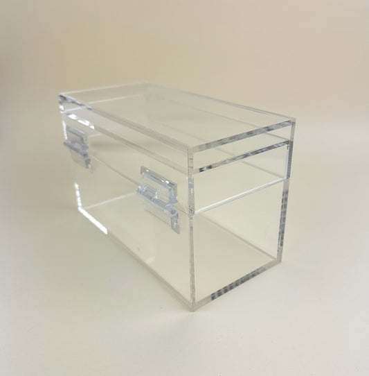 Hinged Acrylic Hinged Box - 8 x 3.5