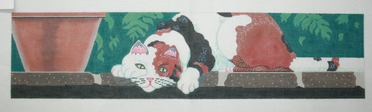 Shorebird Studios Cat Needlepoint Canvas